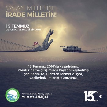 Tüm Şehitlerimizi Saygıyla,şükranla ve minnetle anıyoruz...